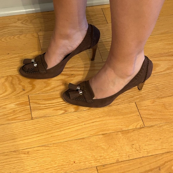 Vintage Celine tassel heels - chocolate brown suede - Picture 16 of 16